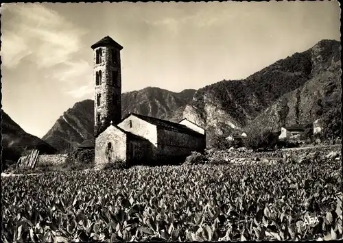 Ak Santa Coloma Andorra, Église Romane