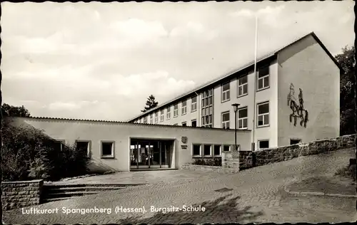 Ak Spangenberg Hessen, Burgsitz Schule