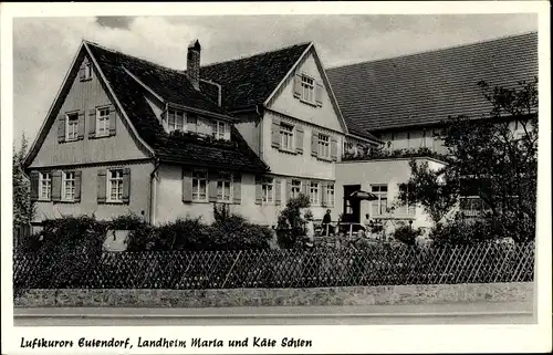 Ak Eutendorf Gaildorf am Kocher in Baden Württemberg, Landheim Maria und Käte Schien