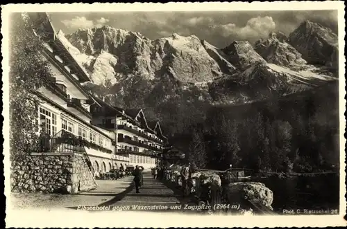 Ak Grainau in Oberbayern, Eibseehotel