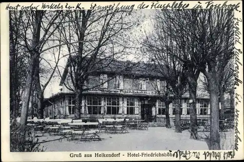 Ak Heikendorf in Schleswig Holstein, Hotel Friedrichshöhe