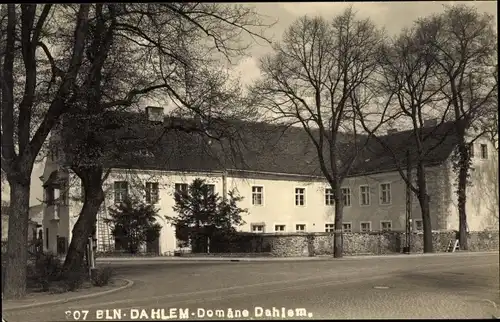 Foto Ak Berlin Zehlendorf Dahlem, Domäne Dahlem