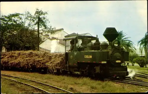 Ak Australische Eisenbahn, Dampflokomotive, Coolum