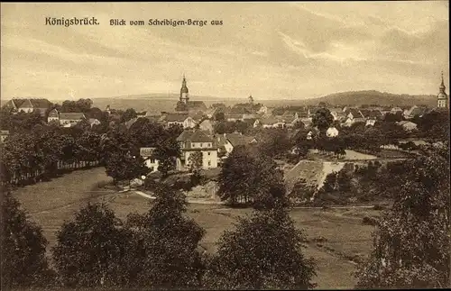 Ak Königsbrück in der Oberlausitz, Panorama