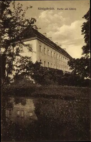 Ak Königsbrück in der Oberlausitz, Schloss