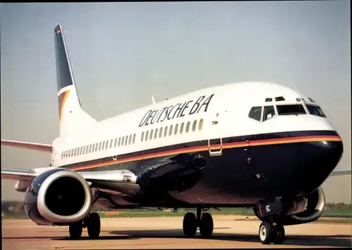 Ak Deutsche BA Boeing 737 300, Passagierflugzeug