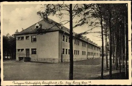 Ak Königsbrück in der Oberlausitz, Truppenübungsplatz, Dopp. Komp. Bar. 12