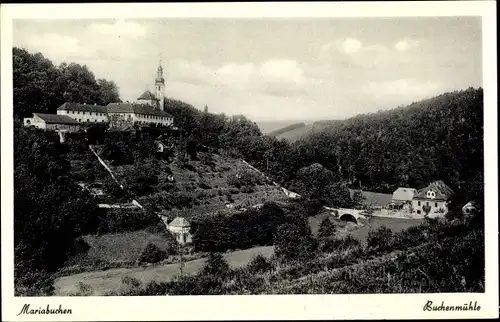 Ak Sendelbach Lohr am Main, Mariabuchen, Buchenmühle