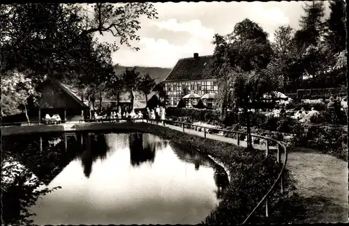 Ak Milspe Ennepetal Ennepe Ruhr Kreis, Spreeler Mühle, Café Restaurant