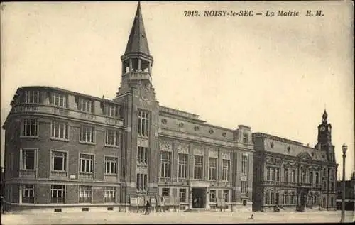 Ak Noisy le Sec Seine Saint Denis, La Mairie