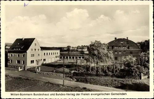 Ak Bommern Witten im Ennepe Ruhr Kreis, Bundeshaus und Bundesverlag der freien ev. Gemeinden