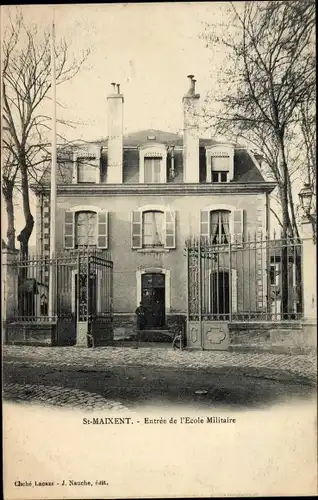 Ak Saint Maixent l’École Deux Sèvres, Entrée de l'Ecole Militaire