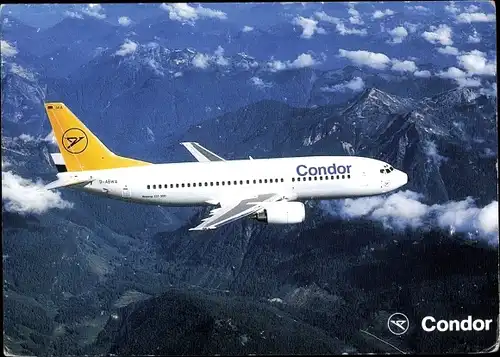 Ak Deutsches Passagierflugzeug, Condor, Boeing 737-300