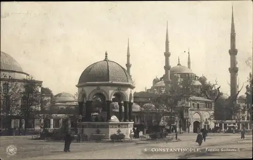 Ak Konstantinopel Istanbul Türkei, Fontaine Guillaume II.