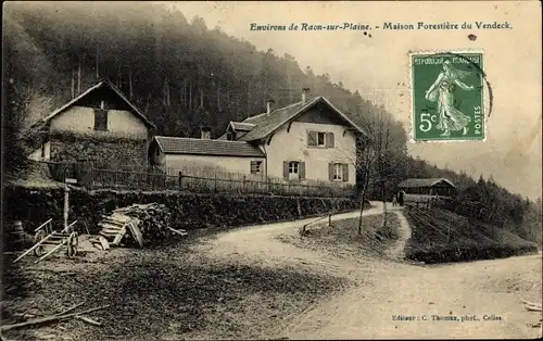 Ak Grandfontaine Elsass Bas Rhin, Maison Forestiere du Vendeck