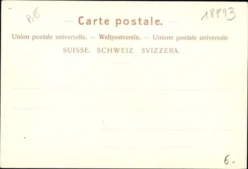 Ak Thun Kt. Bern Schweiz, Straßenpartie