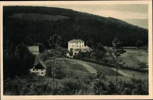 Ak Iserlohn im Märkischen Kreis, Franzosenhohl, Blick auf die Ortschaft, Waldlandschaft