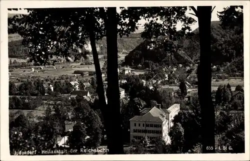 Ak Judendorf Straßengel Steiermark, Heilanstalt der Reichsbahn