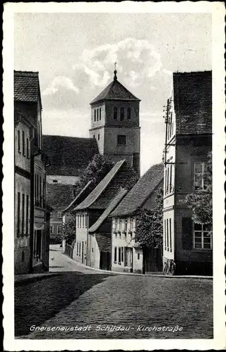 Ak Belgern Schildau Nordsachsen, Kirchstraße