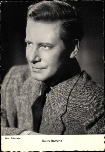 Ak Schauspieler Dieter Borsche, Portrait