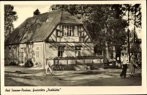 Ak Bad Saarow Pieskow Brandenburg, Gaststätte Pechhütte