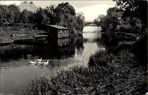 Ak Märkisch Buchholz in Brandenburg, Am Kanal