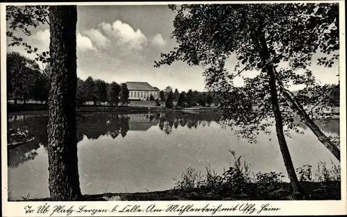 Ak Bergen in der Lüneburger Heide, Am Mühlenteich