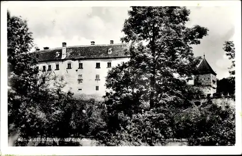 Ak Burgschleinitz Kühnring in Niederösterreich, Schloss