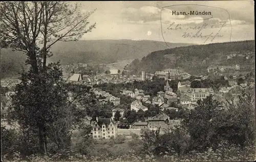 Ak Hann. Münden in Niedersachsen, Gesamtansicht