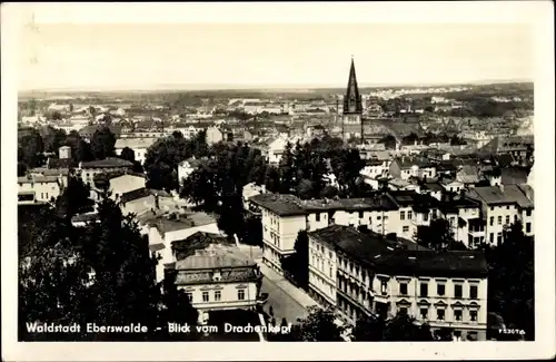 Ak Eberswalde in Brandenburg, Stadt vom Drachenkopf aus gesehen