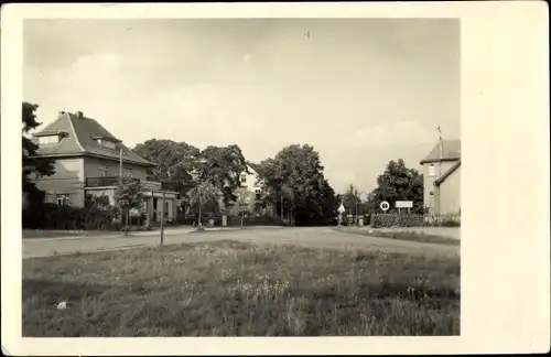 Ak Groß Köris in Brandenburg, Dorfeingang