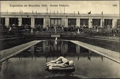 Ak Bruxelles Brüssel, Weltausstellung 1910, Section Francaise