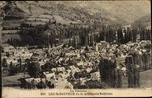 Ak Luz Saint Sauveur les Bains Hautes Pyrénées, Chapelle Solférino