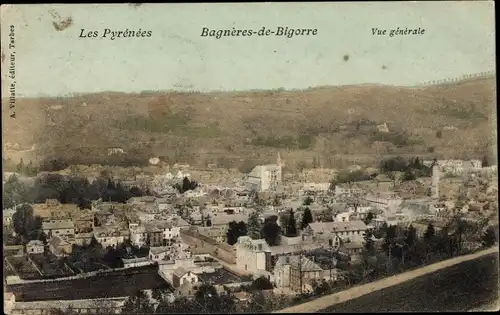 Ak Bagnères de Bigorre Hautes Pyrénées, Vue générale