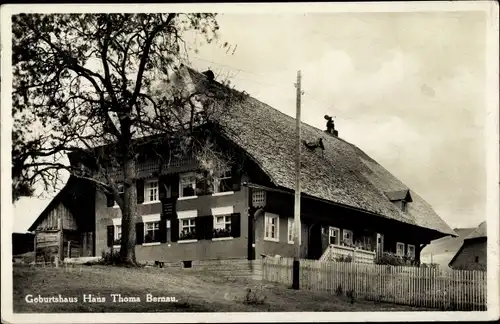 Ak Bernau im Schwarzwald, Geburtshaus Hans Thoma