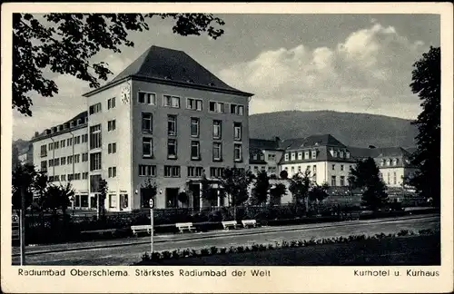 Ak Oberschlema Bad Schlema im Erzgebirge Sachsen, Kurhotel, Kurhaus
