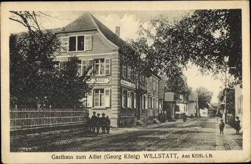 Ak Willstätt im Ortenaukreis, Gasthaus zum Adler