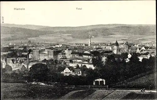 Ak Hameln in Niedersachsen, Gesamtansicht