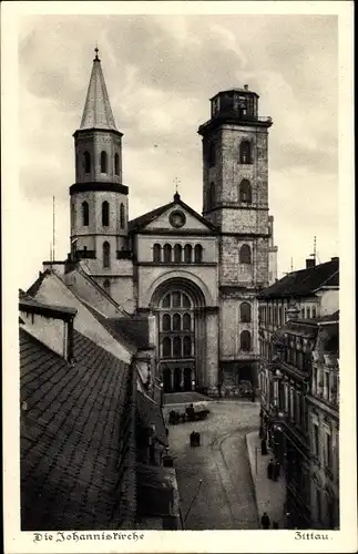 Ak Zittau in der Oberlausitz, Johanniskirche