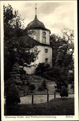Ak Zittau in der Oberlausitz, ehemalige Bastei, jetzt Stadtgärtnerwohnung