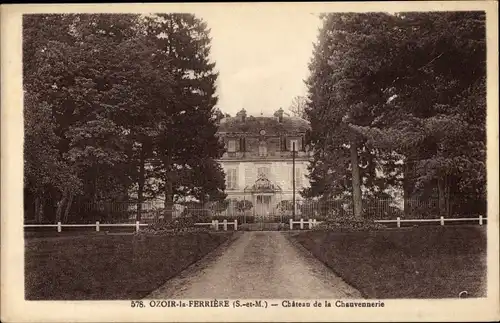 Ak Ozoir la Ferriere Seine et Marne, Chateau de la Chauvennerie