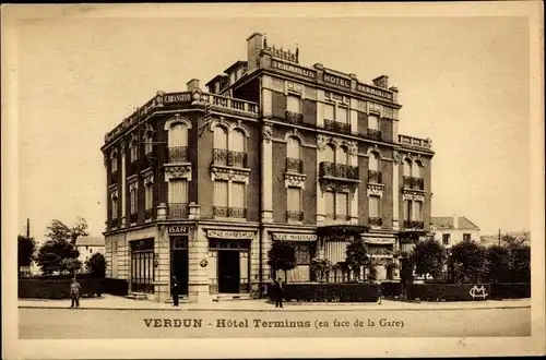 Ak Verdun Lothringen Meuse, Hotel Terminus