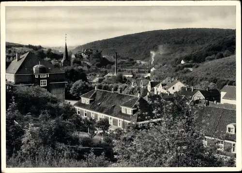 Ak Ennepetal Milspe im Ruhrgebiet, Panorama vom Ort