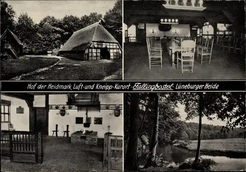Ak Bad Fallingbostel Lüneburger Heide, Erinnerungsstätte, Bauerntum d. Heidmark, Niedersachsenhaus
