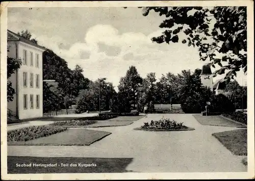 Ak Ostseebad Heringsdorf auf Usedom, Kurpark