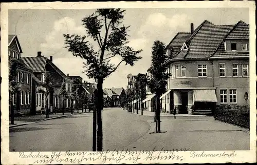 Ak Neubeckum Beckum im Kreis Warendorf, Beckumer Straße, Geschäft