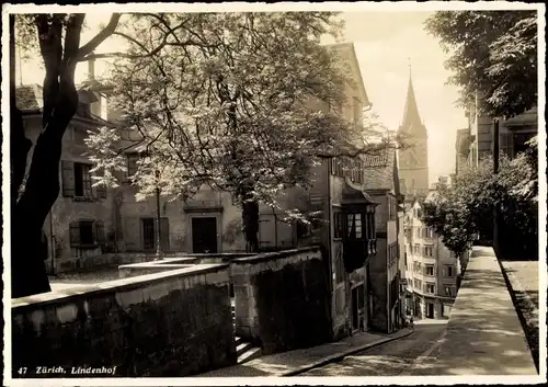 Ak Zürich Stadt Schweiz, Lindenhof