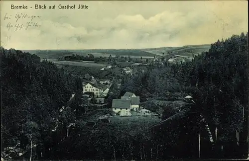 Ak Bremke Gleichen in Niedersachsen, Blick auf Gasthof Jütte