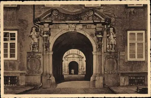 Ak Corvey Höxter in Nordrhein Westfalen, Portal der Abtei