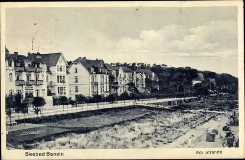 Ak Ostseebad Bansin Heringsdorf auf Usedom, Am Strand